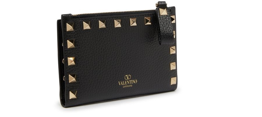 Rockstud zipped card holder - 2