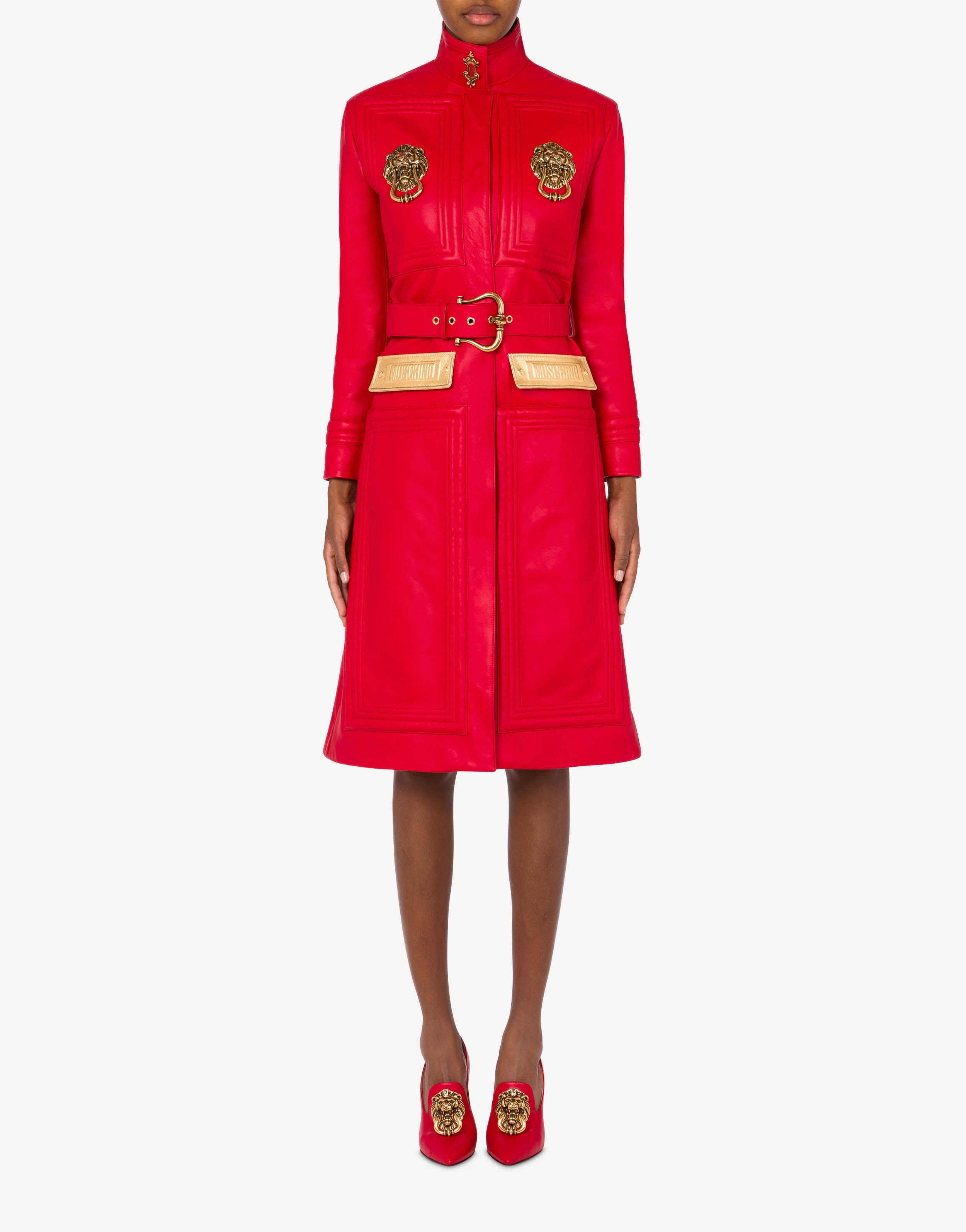 BAROQUE FURNISHINGS NAPPA LEATHER COAT - 2