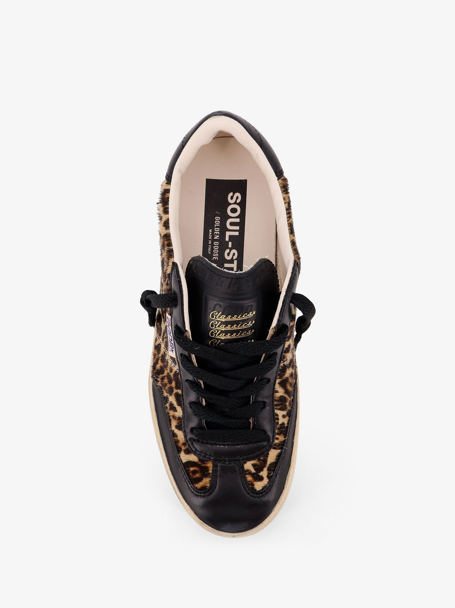 SOUL STAR LOW-TOP LEATHER SNEAKERS - 5