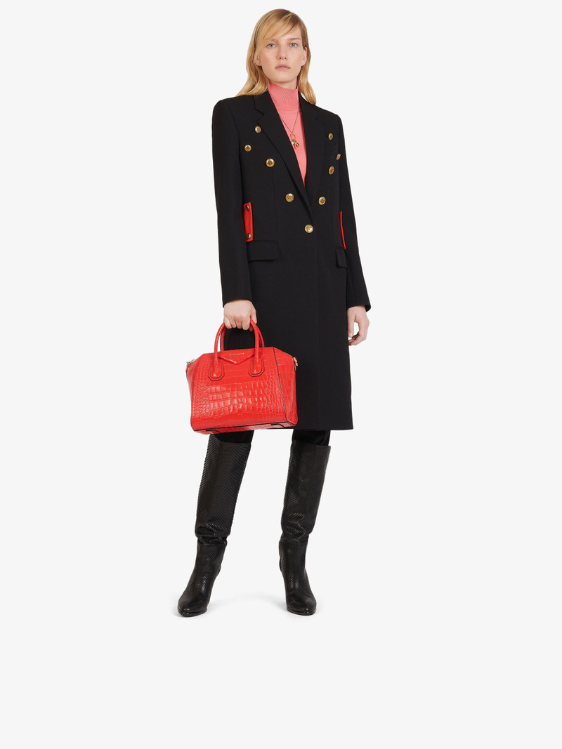 Givenchy Small Antigona bag in crocodile effect leather outlook