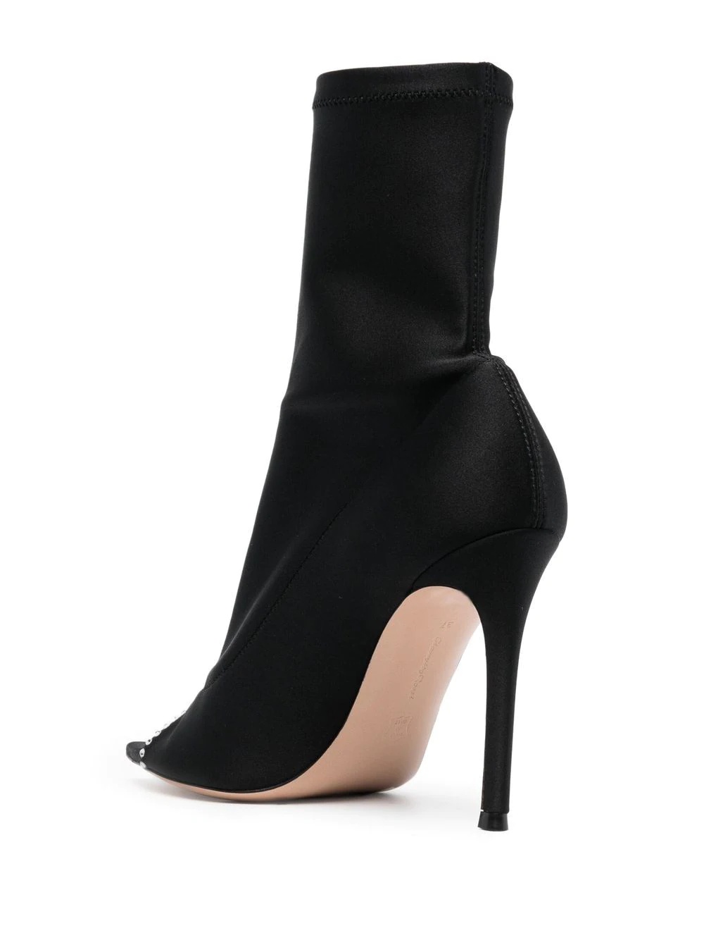 Crystal Hiroko 105mm satin boots - 3