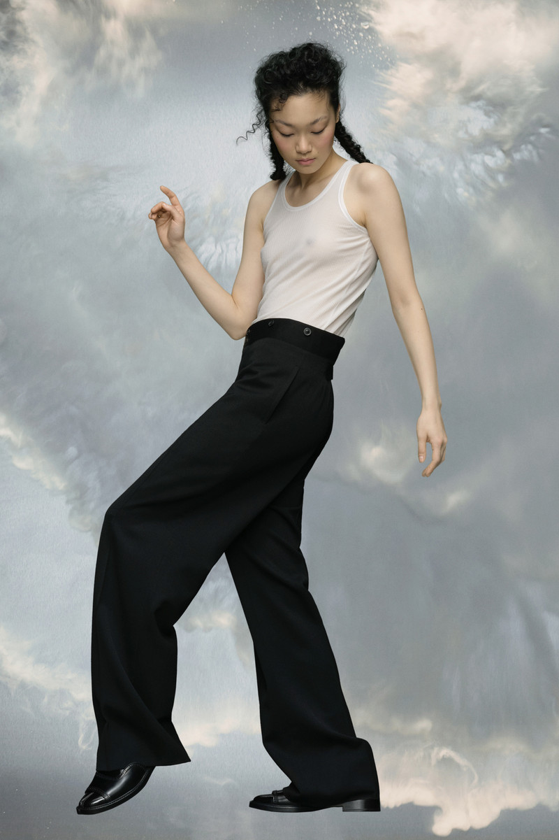 Wool barathea trousers 3