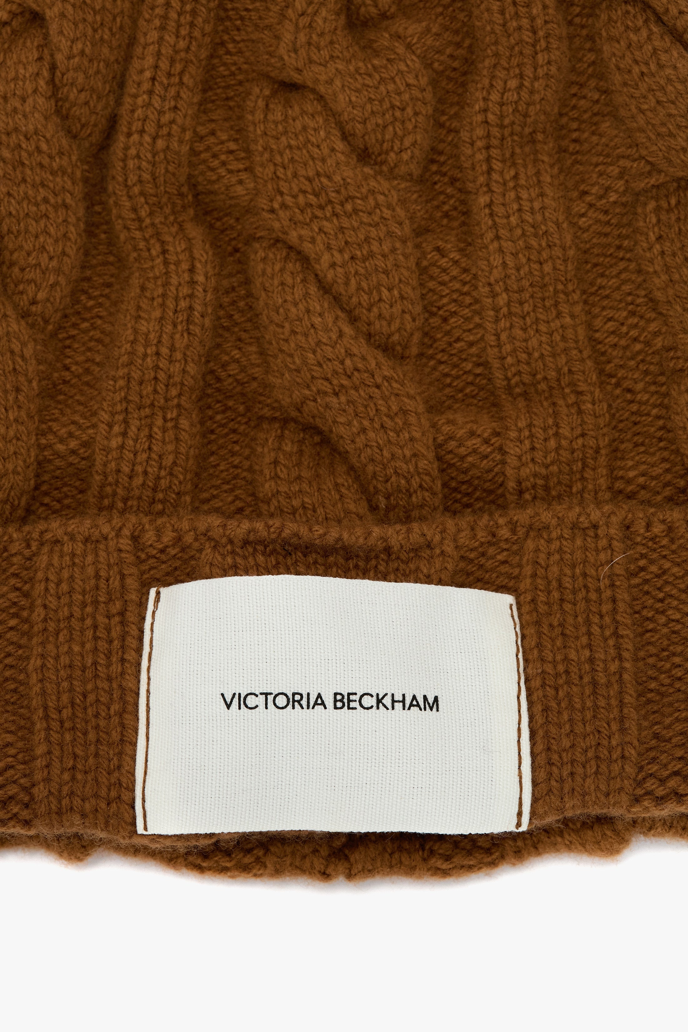 Beanie Hat In Camel - 4