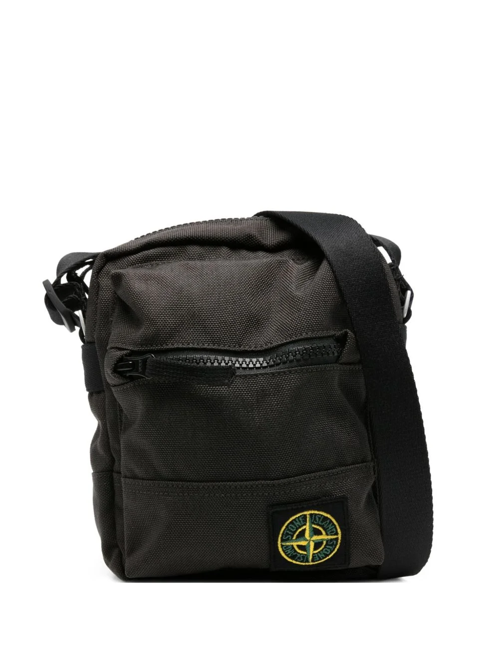 logo-patch messenger bag - 1