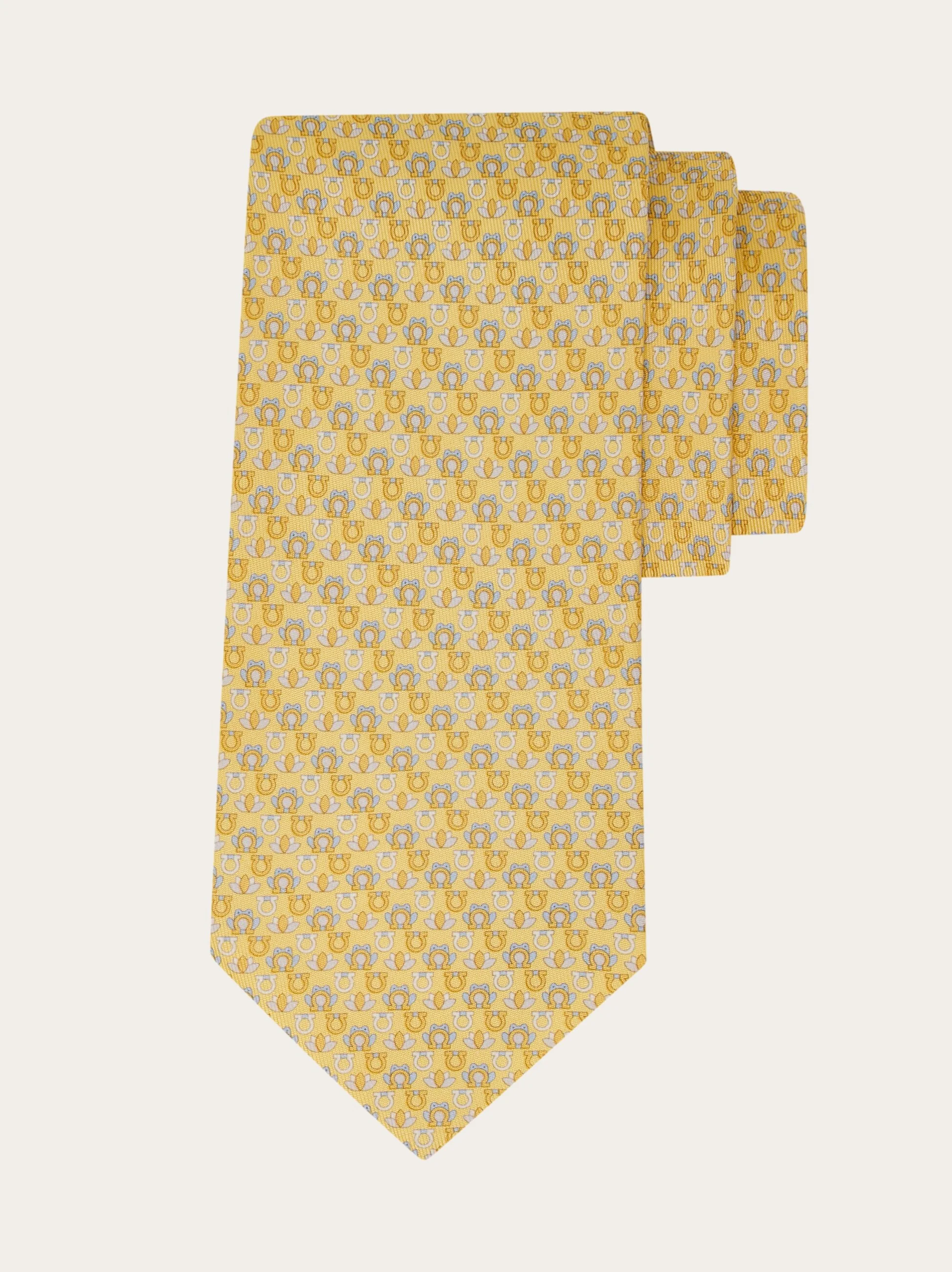 Frog print silk tie - 1