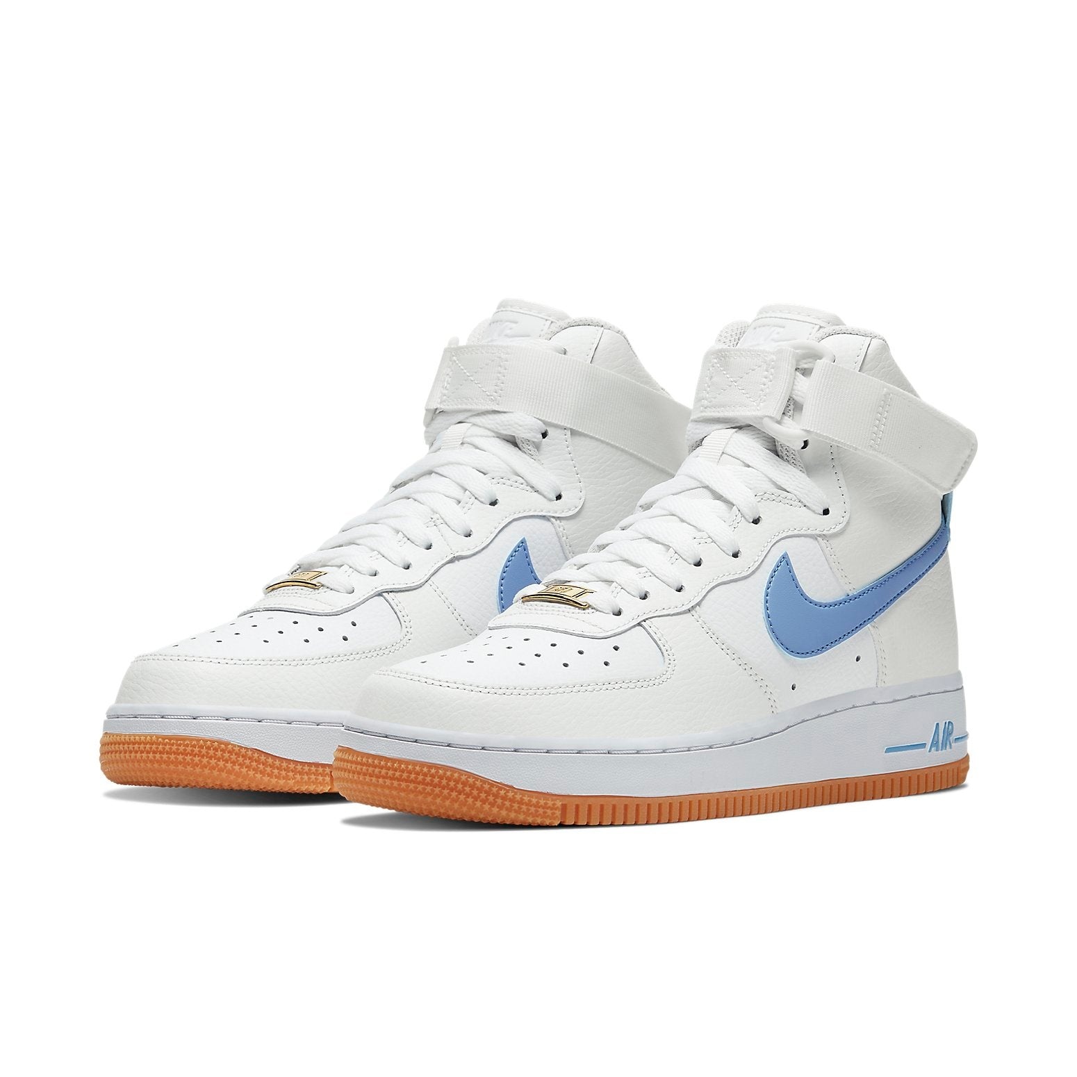 (WMNS) Nike Air Force 1 High 'White Light Blue Gum' 334031-114 - 3