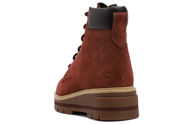 (WMNS) Timberland Cheyenne Valley Mid Boot 'Medium Brown Nubuck' A2JX3CH7 - 3
