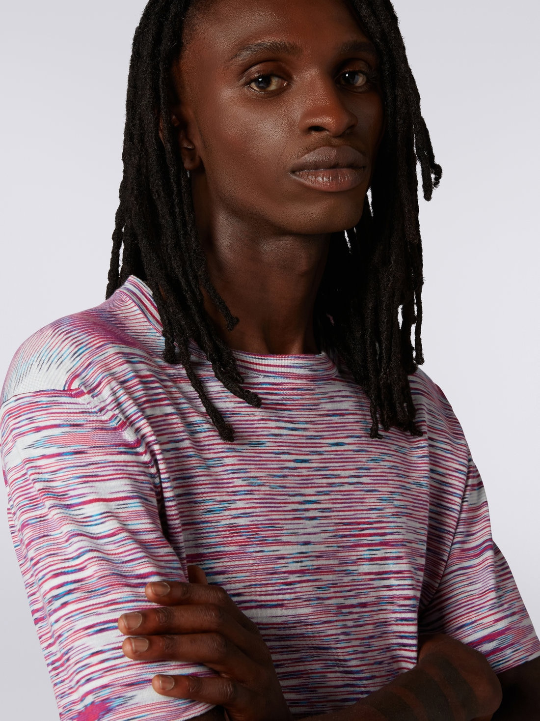 Slub cotton crew-neck T-shirt - 5
