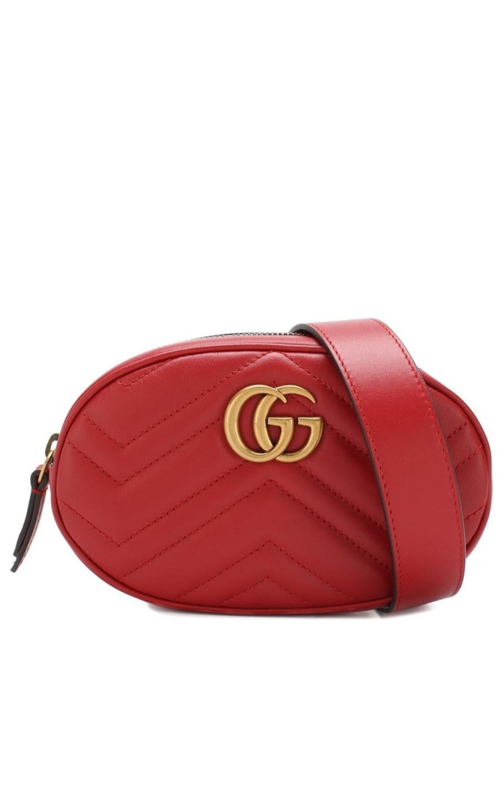 GG Marmont Matelassé Belt Bag 85 - 3