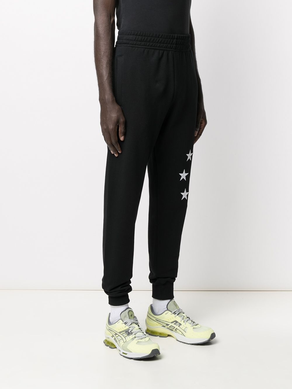 star-embroidery track trousers - 3