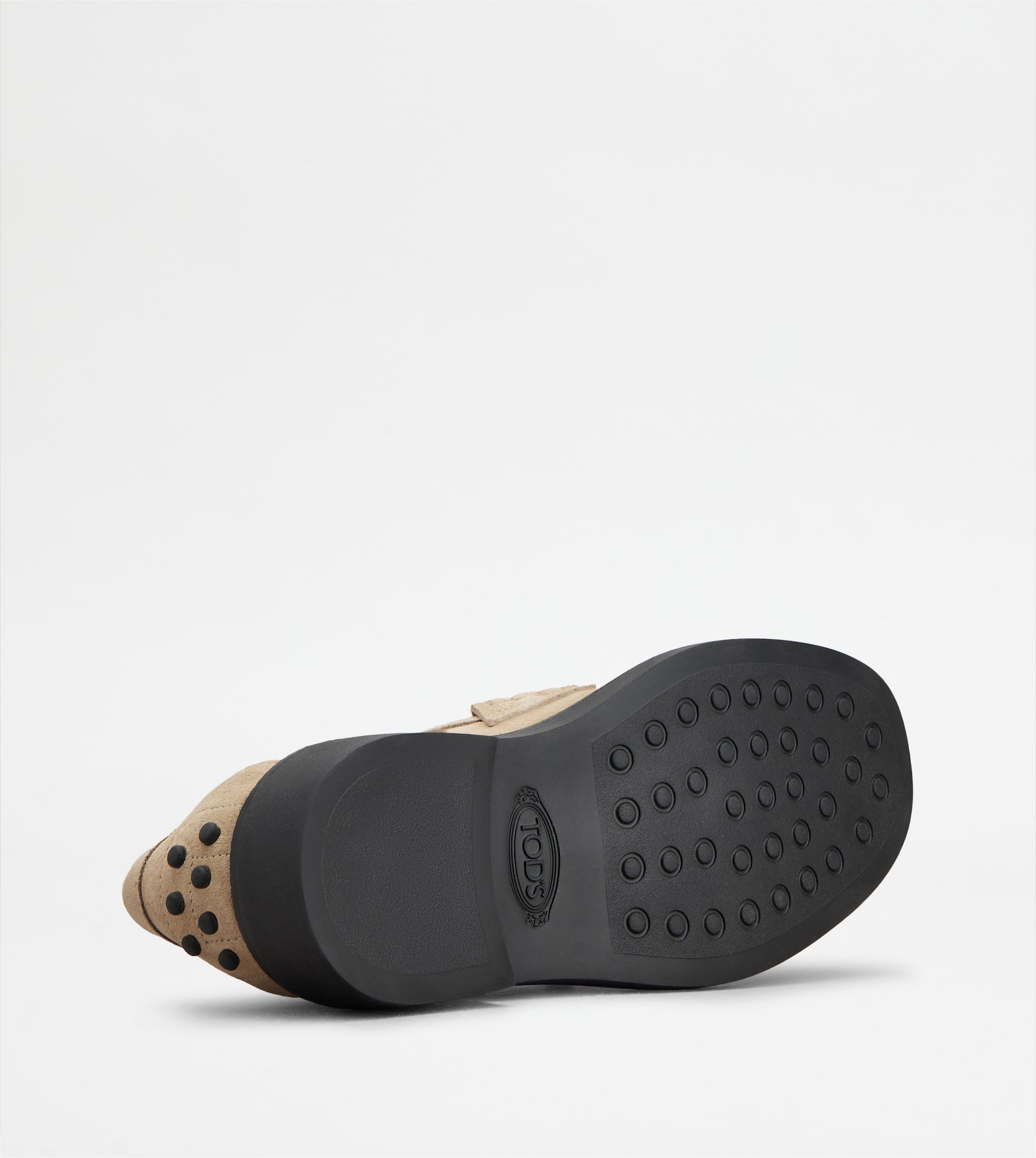 LOAFERS IN SUEDE - BEIGE - 4