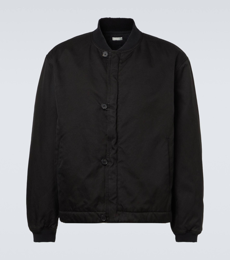 Silk and cotton bomber jacket 1