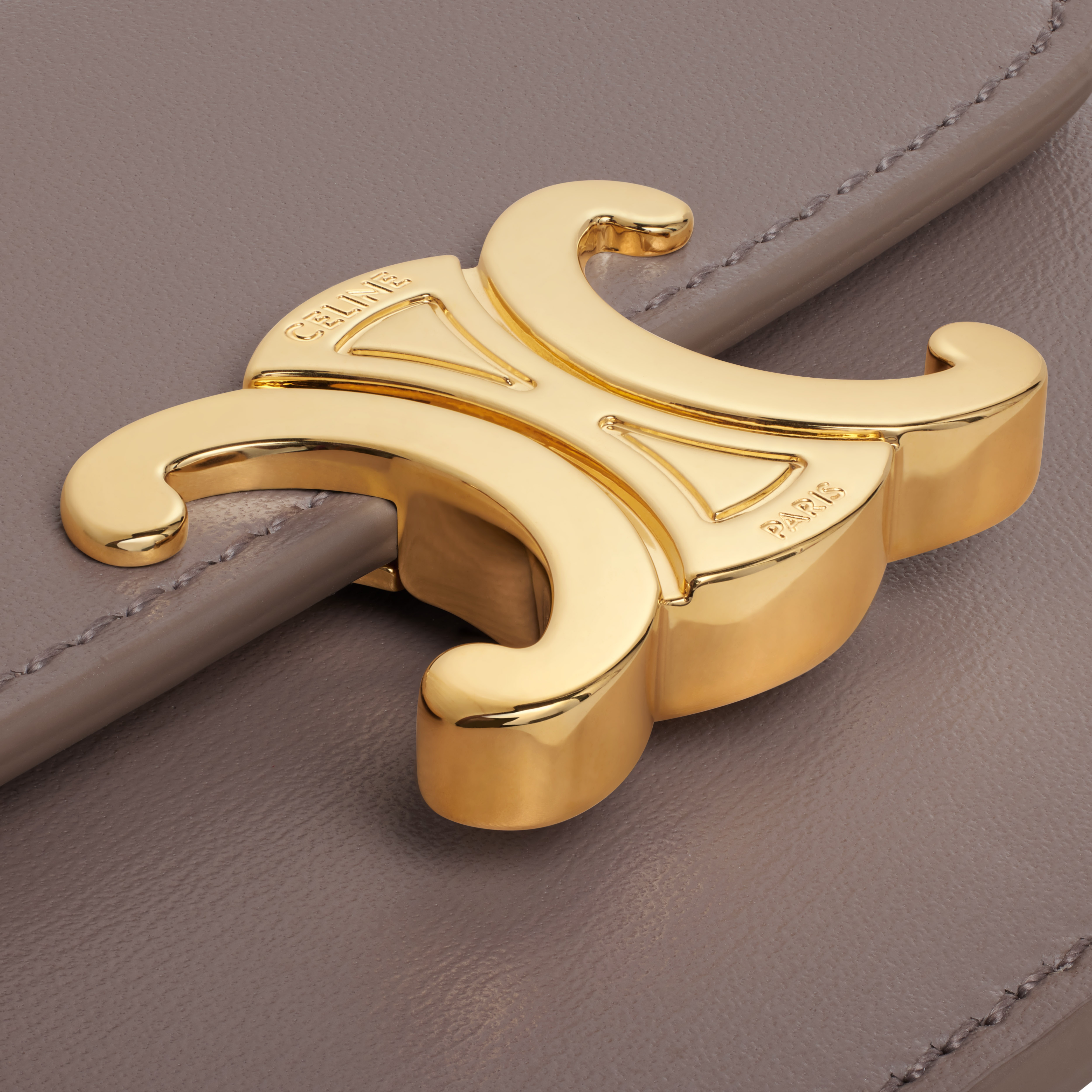 CARD HOLDER WITH FLAP TRIOMPHE in Shiny calfskin - 5