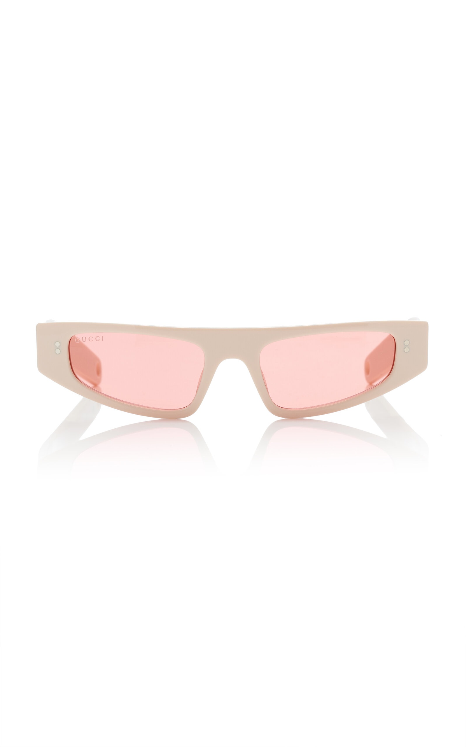 Cat-Eye Acetate Sunglasses ivory - 1