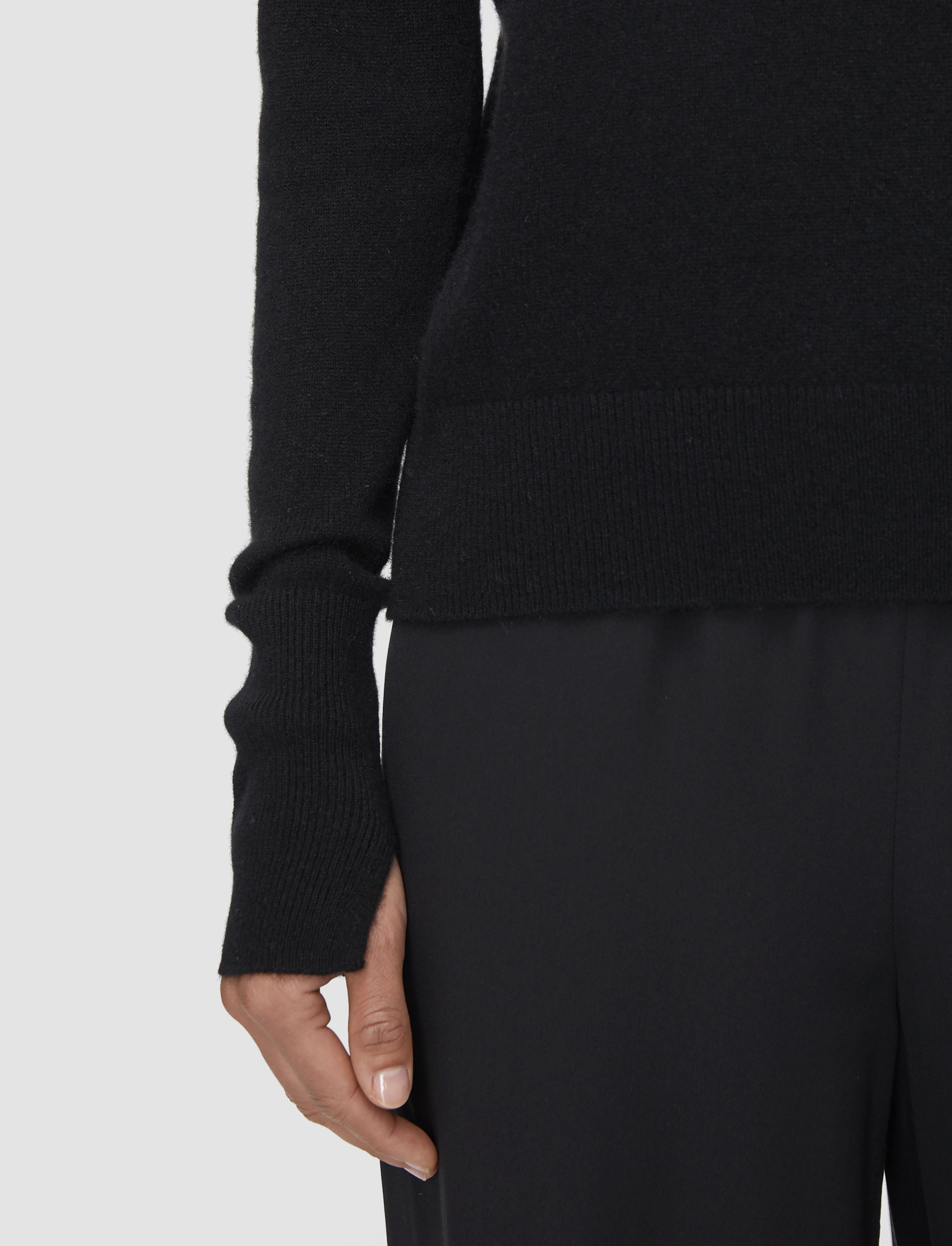 Light Pure Cashmere High Neck Jumper - 6