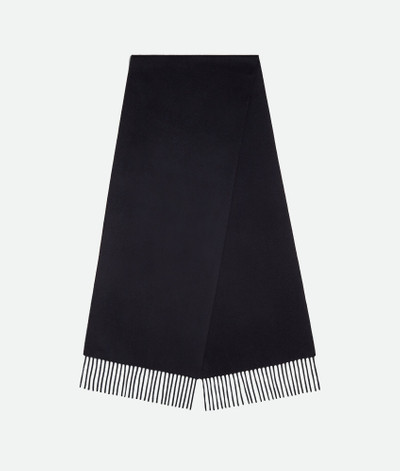 Bottega Veneta Cashmere Scarf With Leather Patch outlook