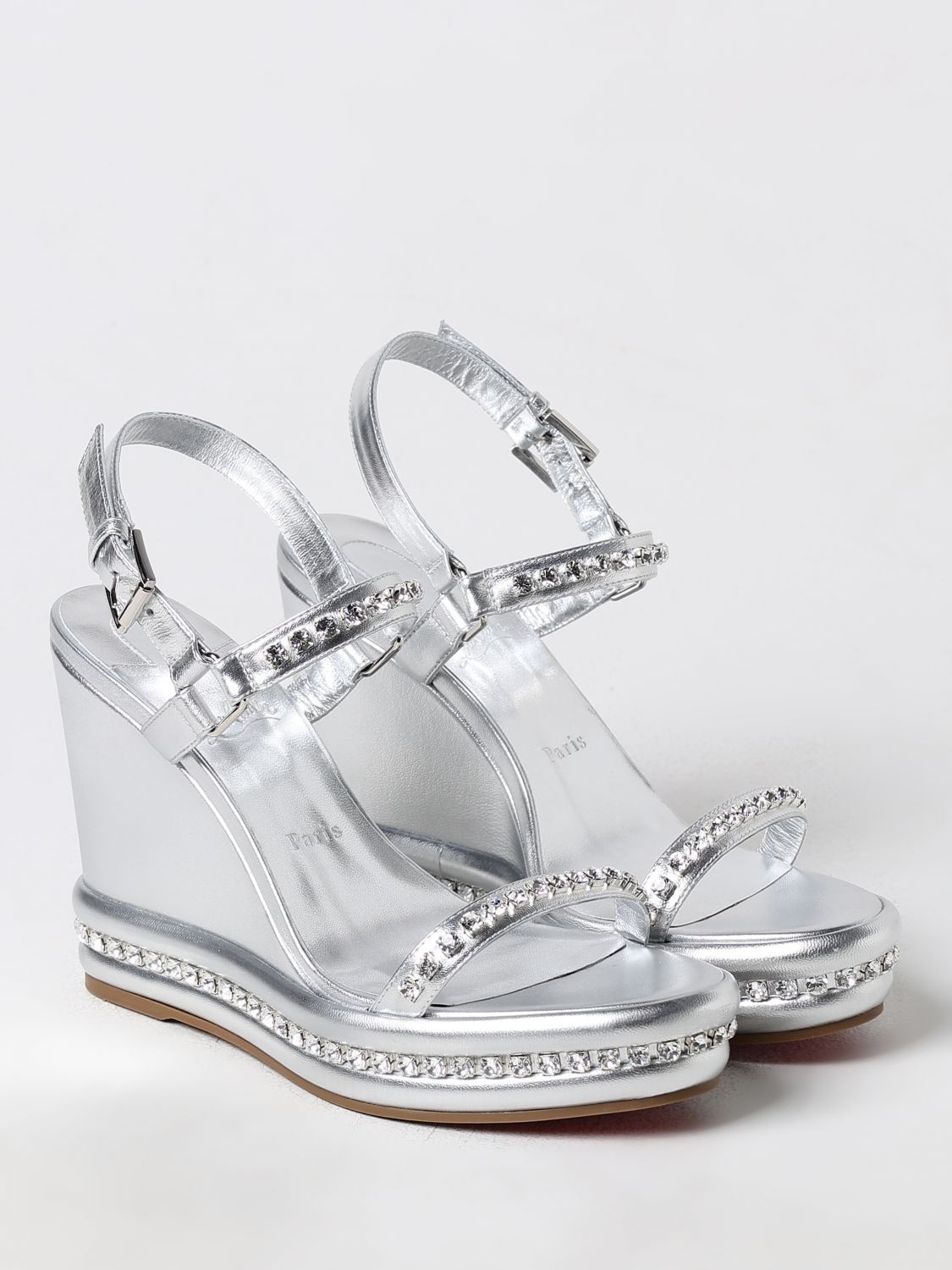 Christian Louboutin Wedge Shoes Woman Silver Woman - 2