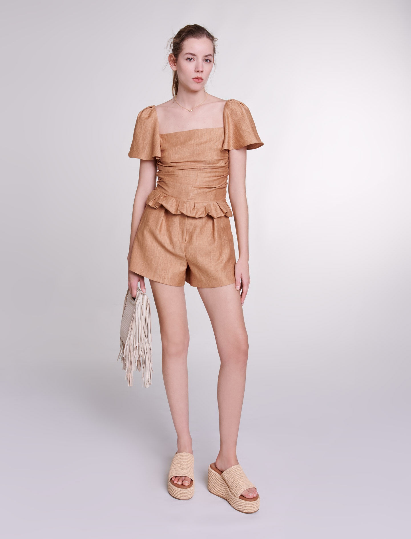 Linen shorts - 8