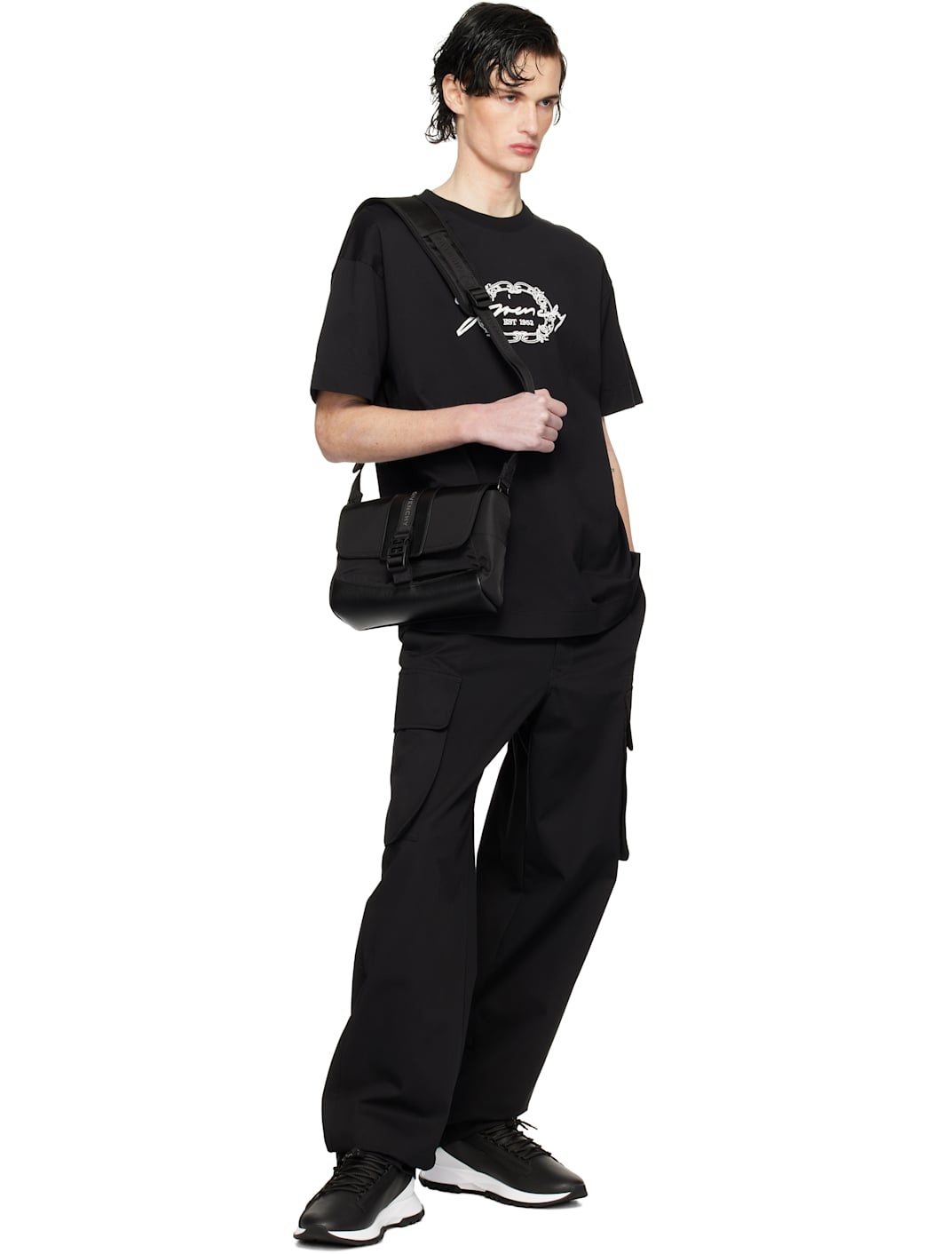 Black Small G-Trail Messenger Bag - 4