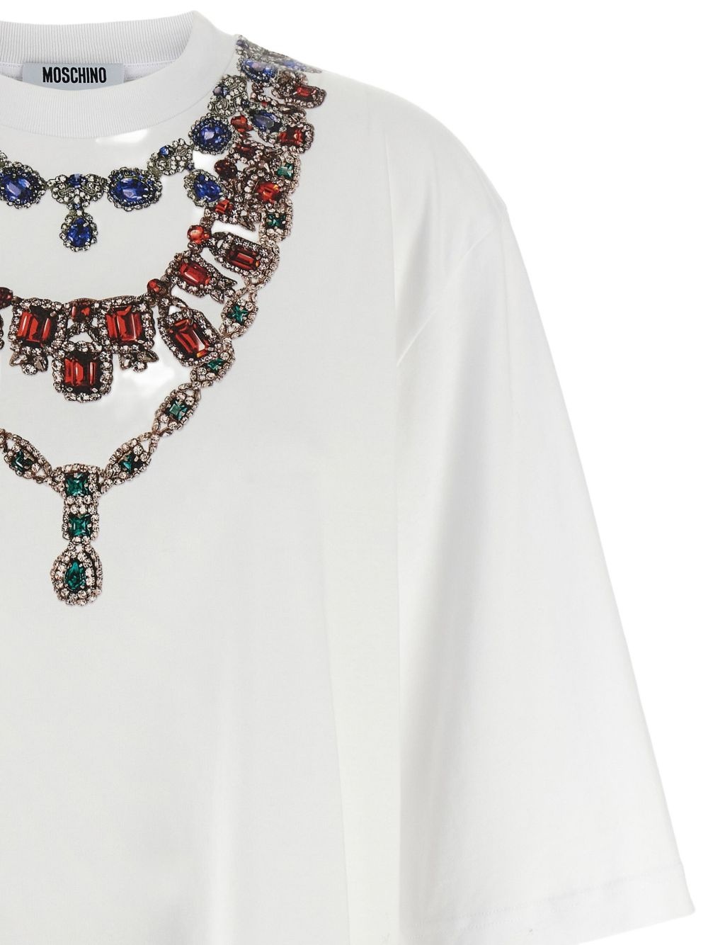 Jewel-print T-shirt - 4