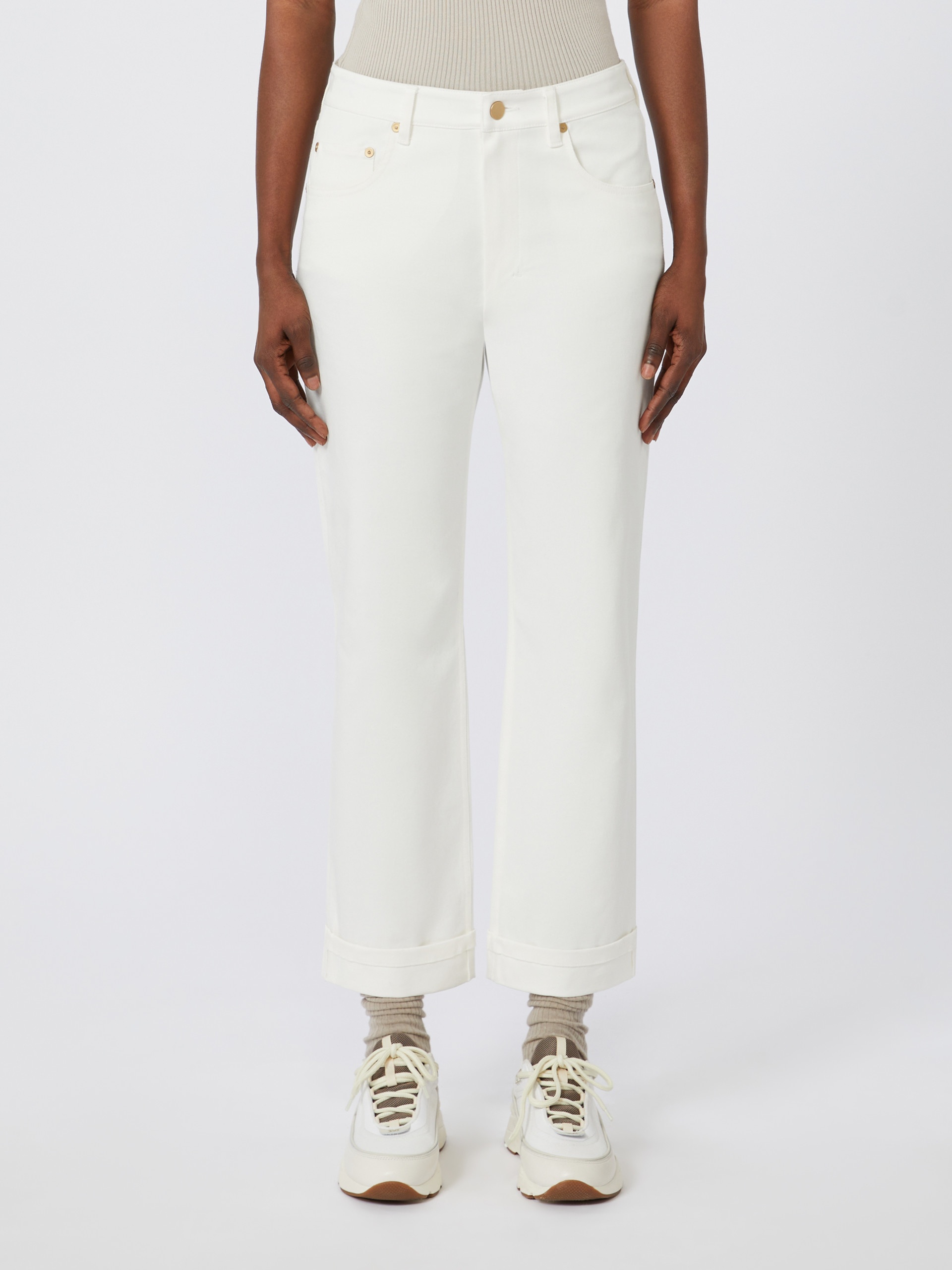 ATALIA Stretch cotton bull denim jeans - 3