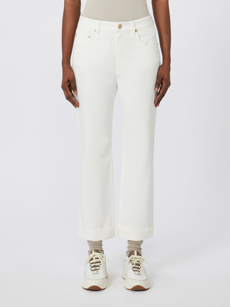 ATALIA Stretch cotton bull denim jeans 3