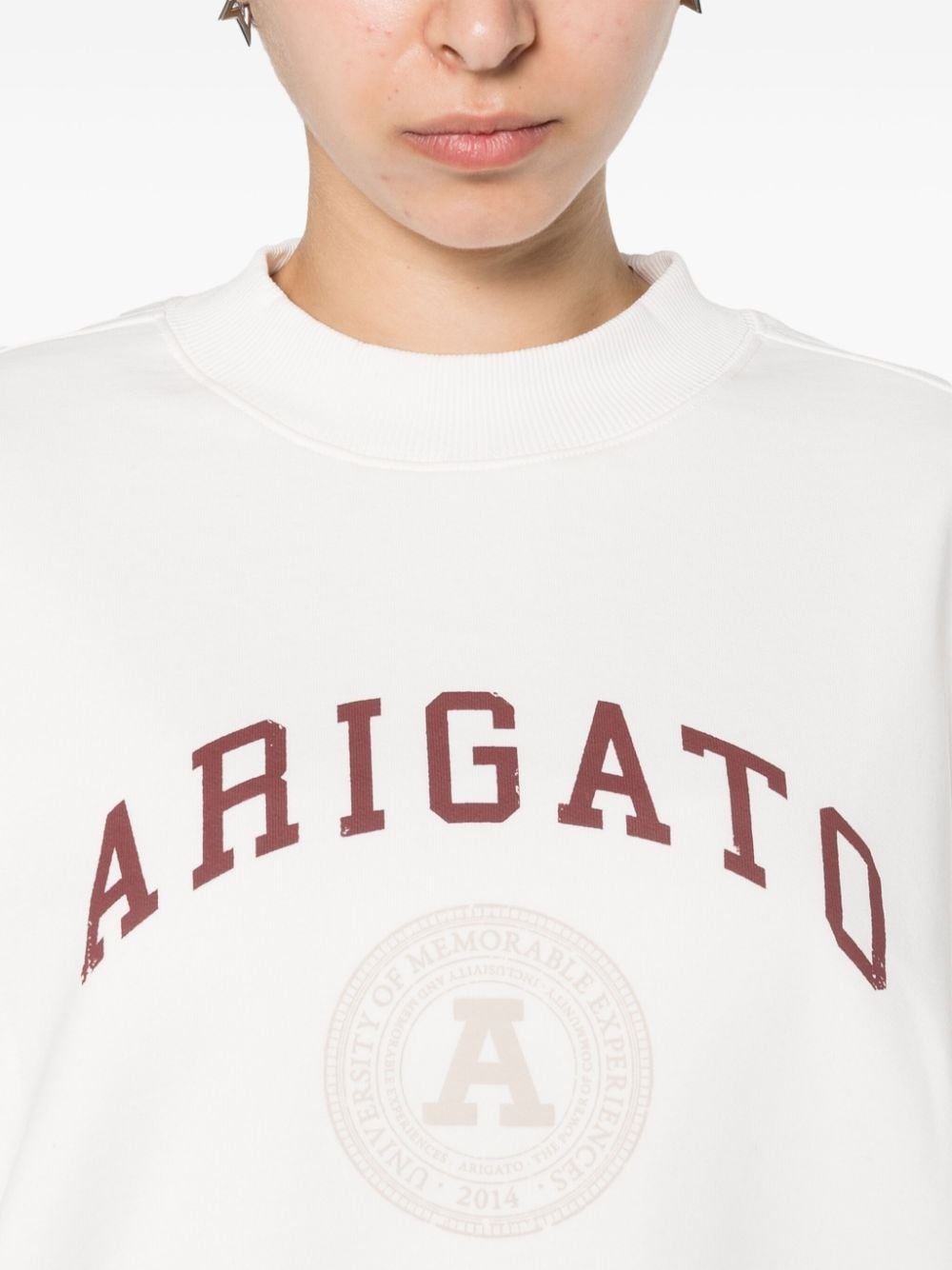 Arigato University organic-cotton sweatshirt - 5