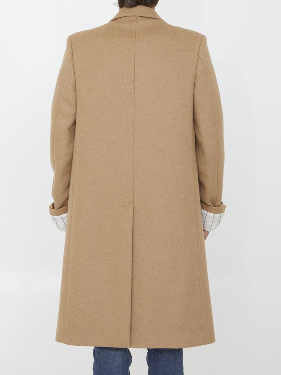 GUCCI GUCCI CAMEL WOOL COAT | baltini | REVERSIBLE
