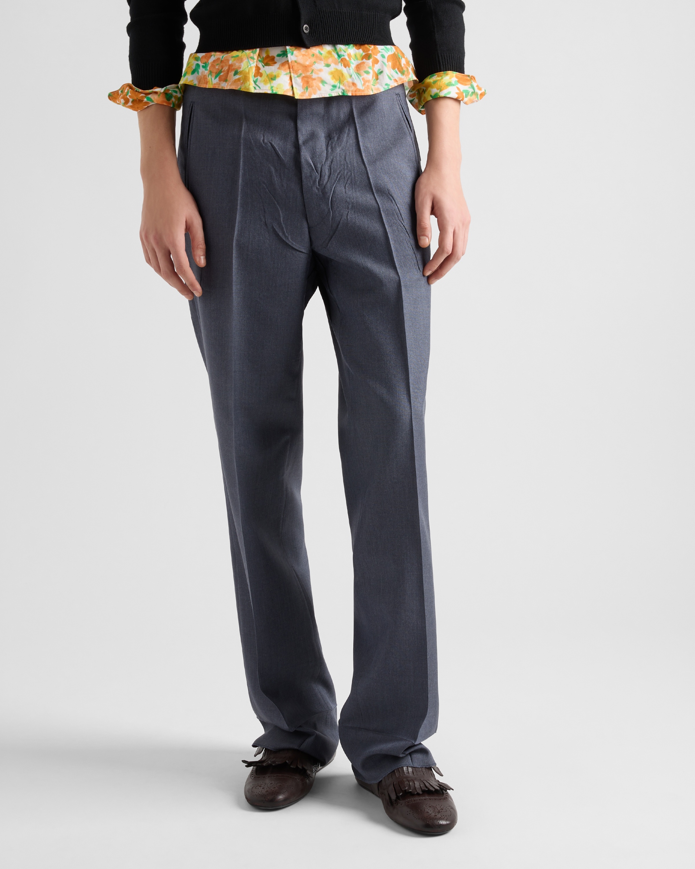 Mohair and silk pants - 3