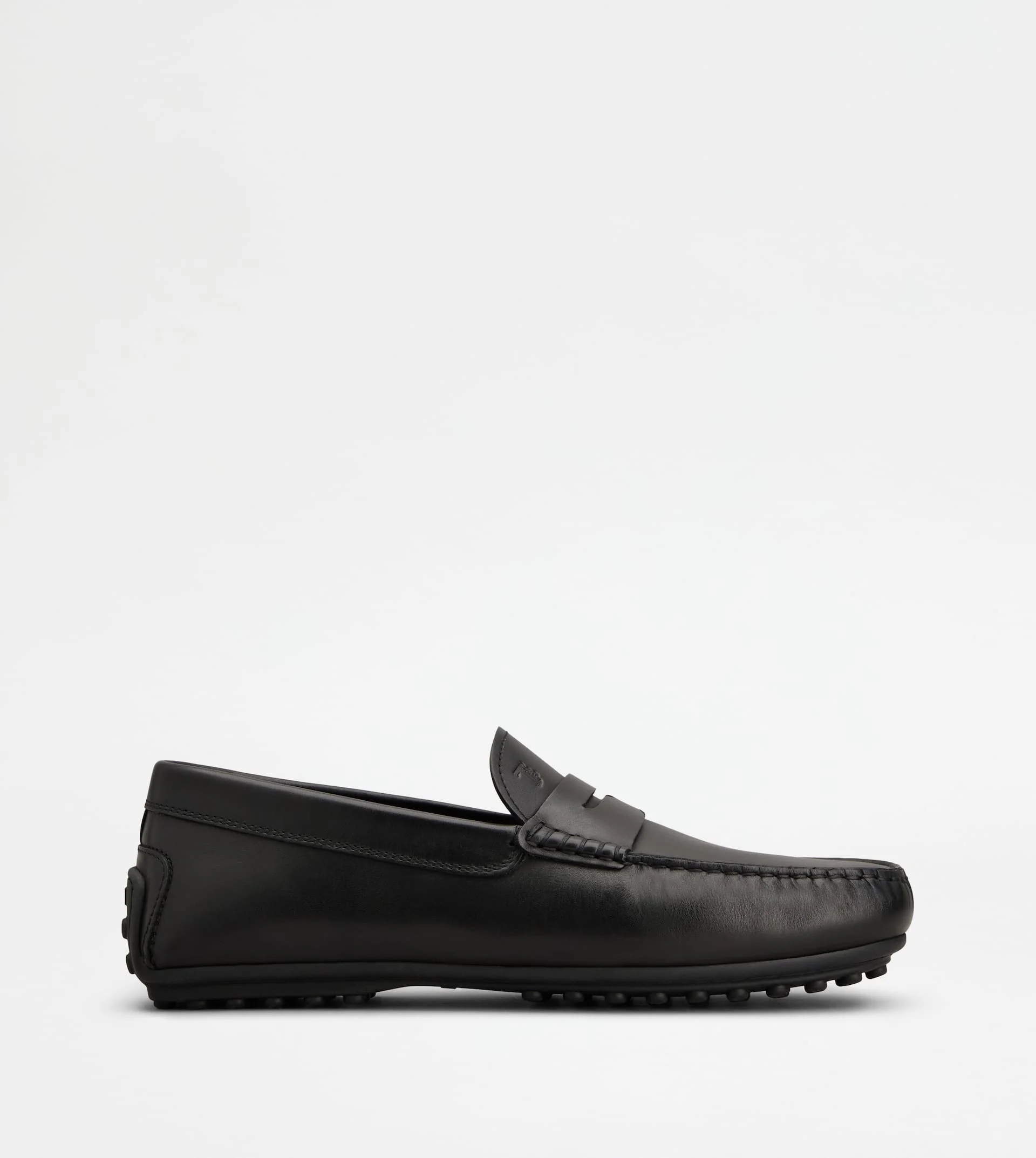 CITY GOMMINO DRIVING SHOES IN LEATHER - BLACK - 1