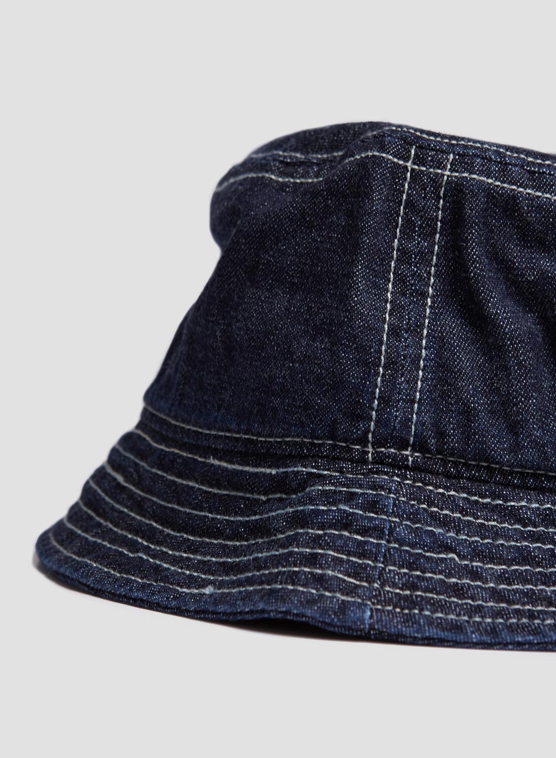 Bucket Hat in Indigo Denim - 2