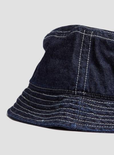 Nigel Cabourn Bucket Hat in Indigo Denim outlook