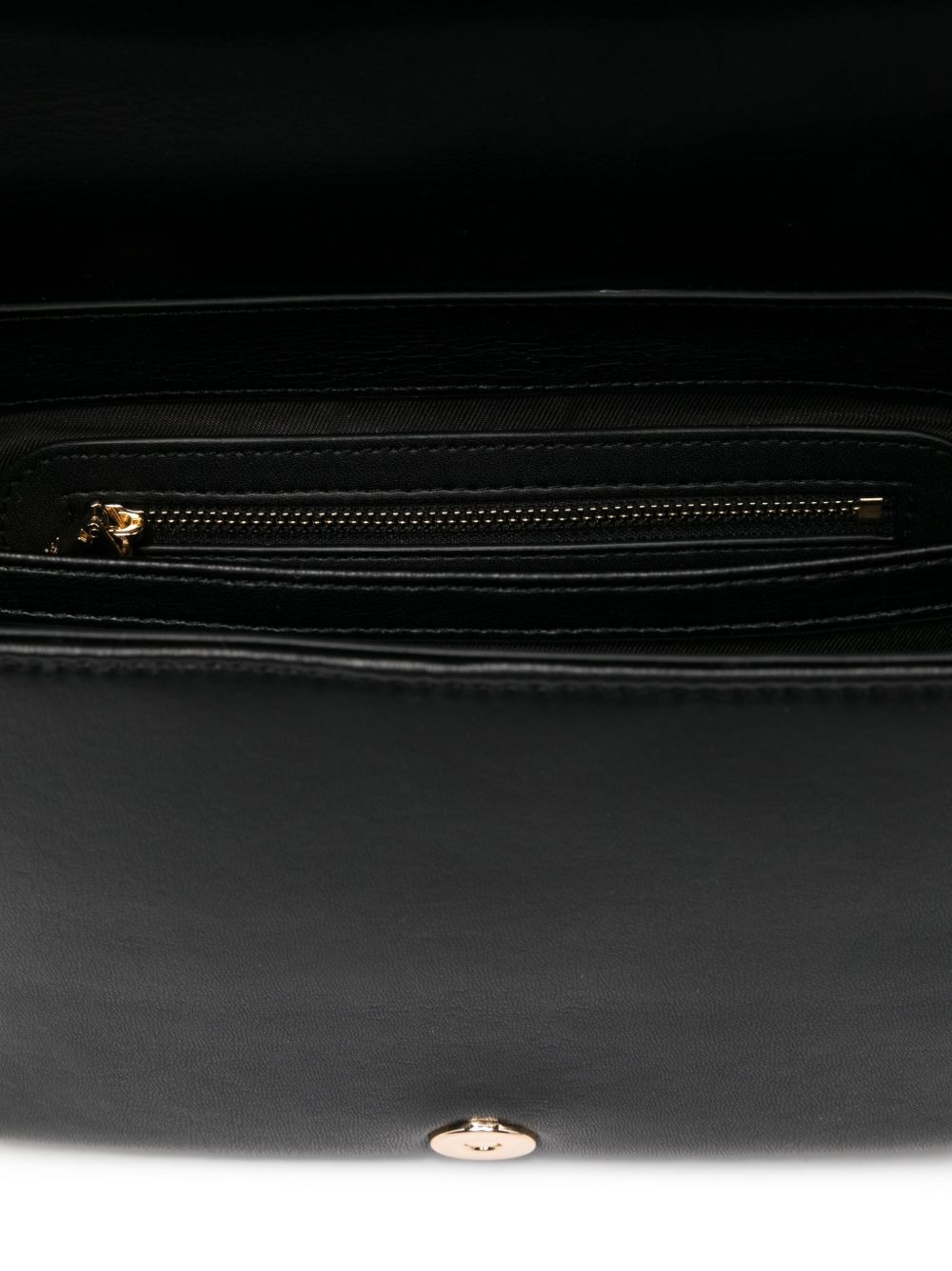 quilted logo-lettering shoulder bag - 5