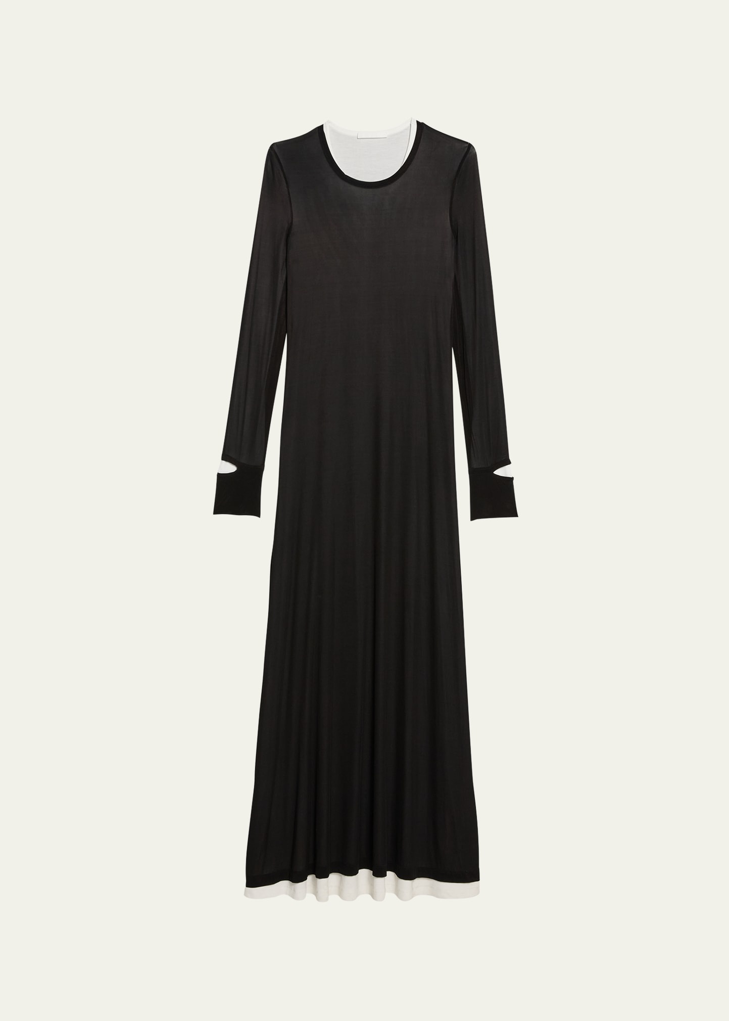 Double-Layer Maxi Dress - 1