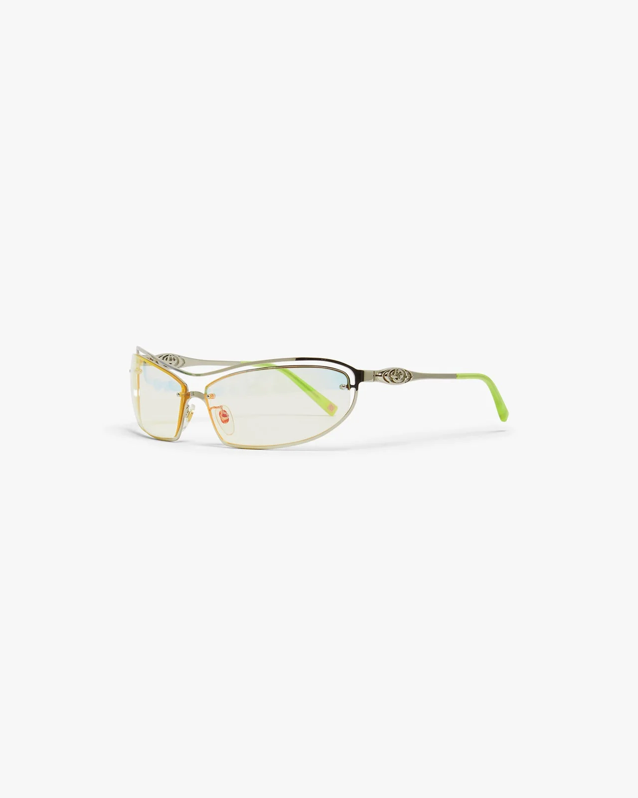 Lime Spiral Sunglasses | Casablanca Paris - 1