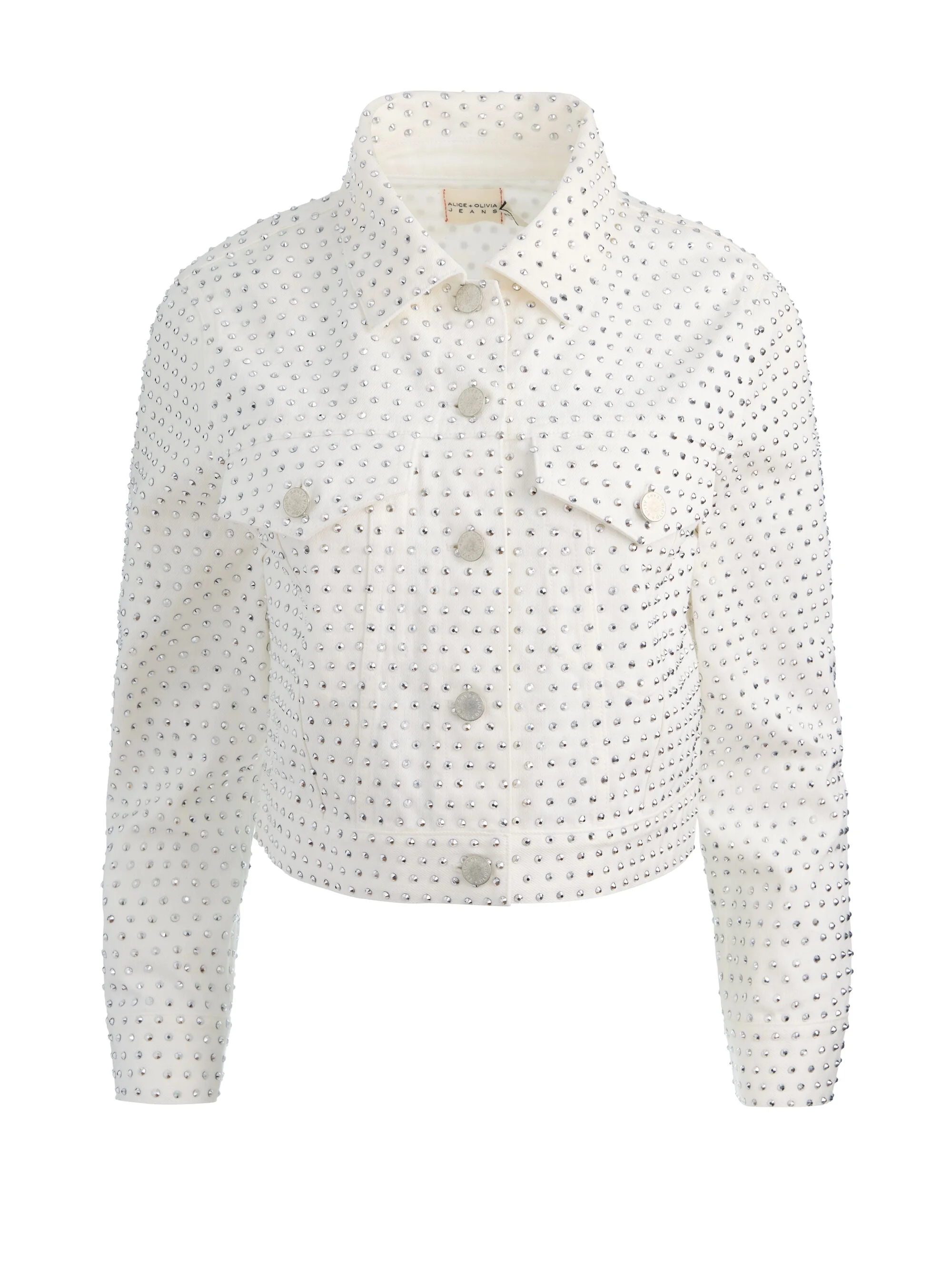 CHLOE EMBELLISHED DENIM JACKET - 1