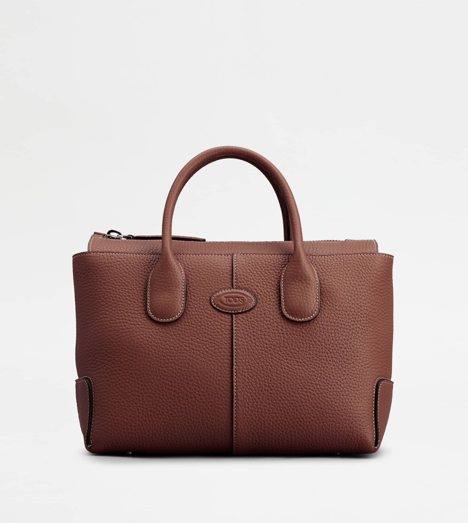 TOD'S DI BAG IN LEATHER SMALL - BROWN - 1