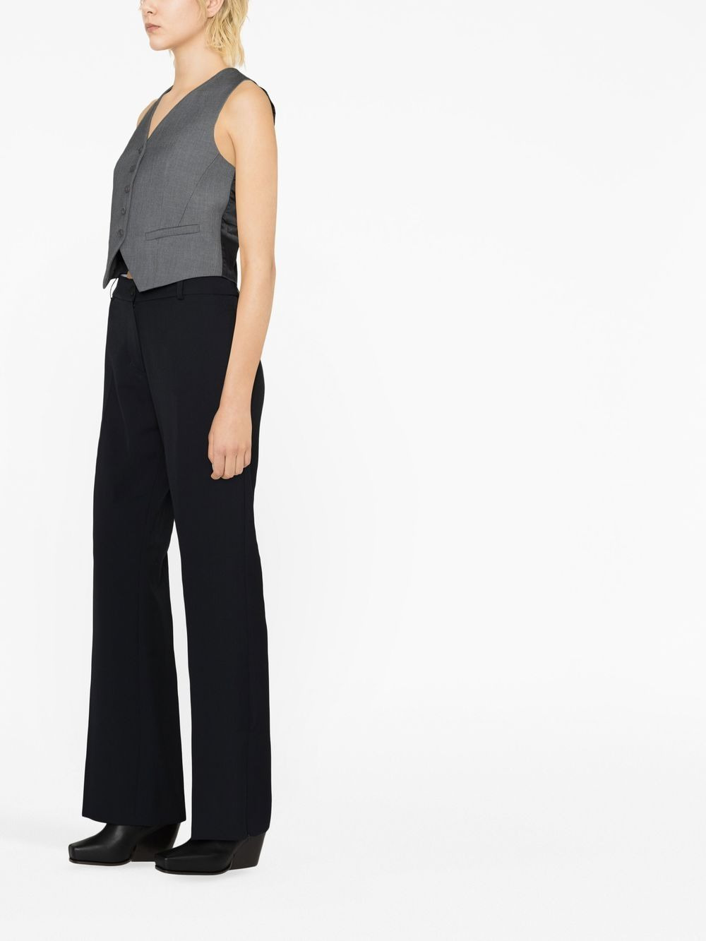 Rie virgin wool-blend tailored trousers - 4