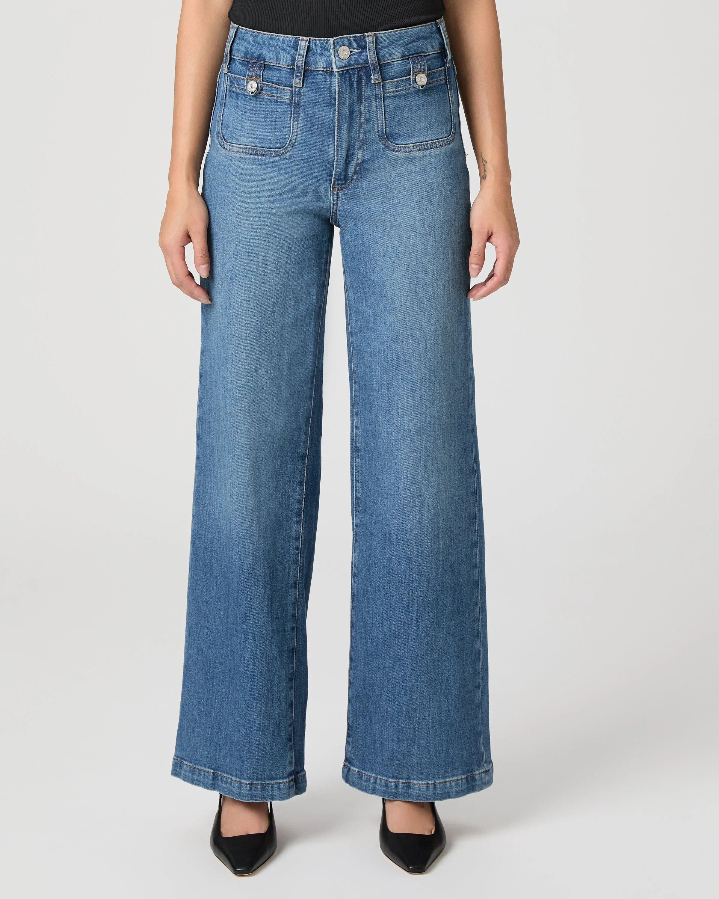 Anessa Petite 29" Wide Leg Jean - 1