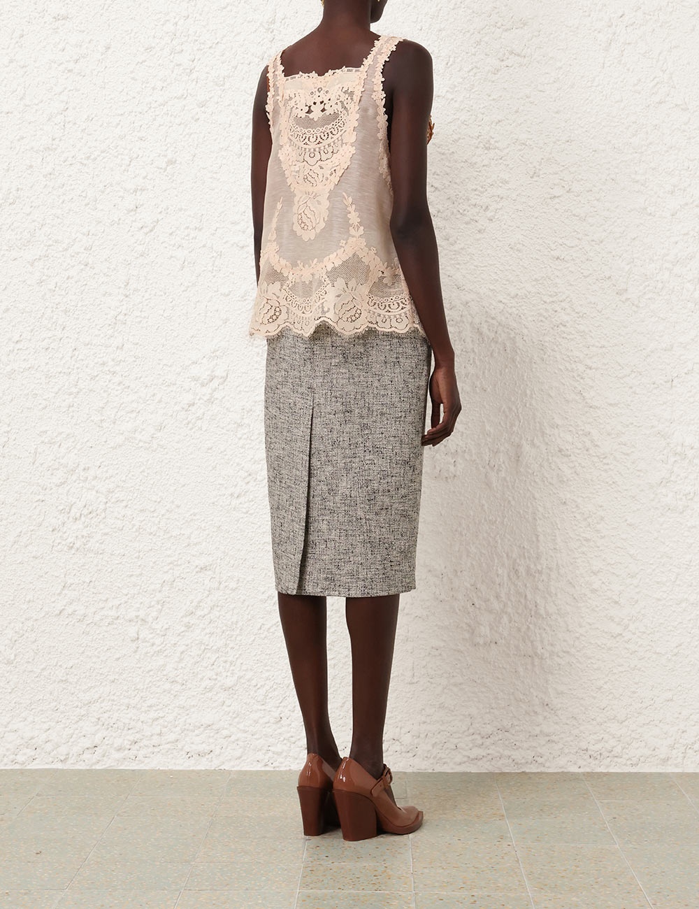 TRANQUILLITY PENCIL SKIRT - 4