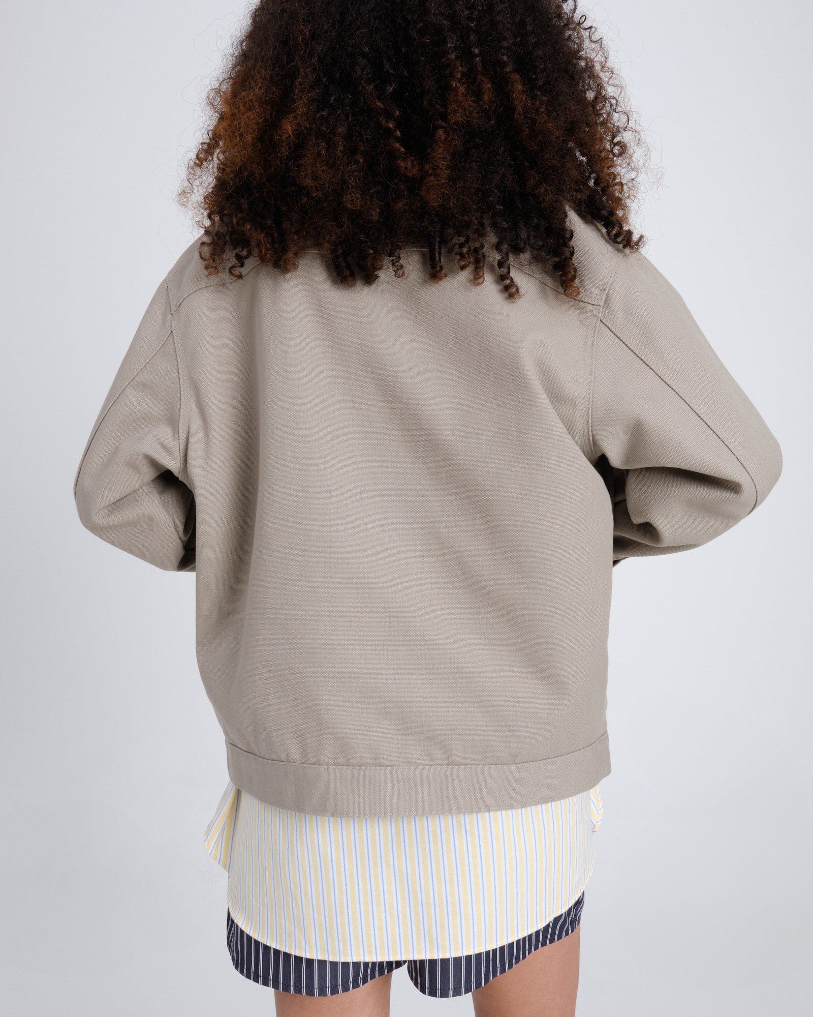 Hommegirls Work Jacket in Grey Canvas at Nordstrom - 2
