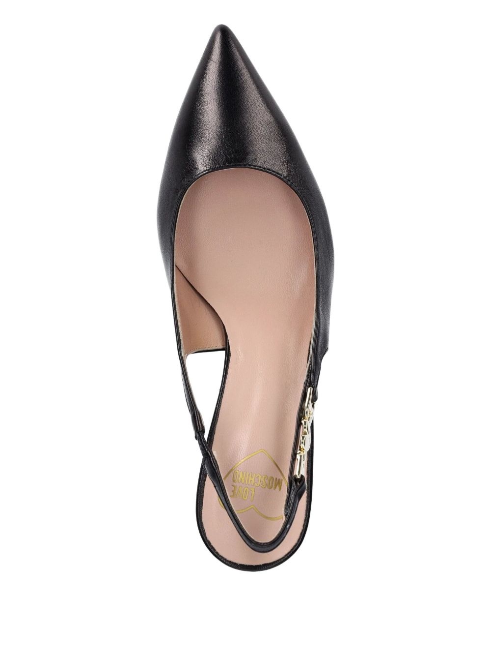 75mm heart-charm pumps - 4
