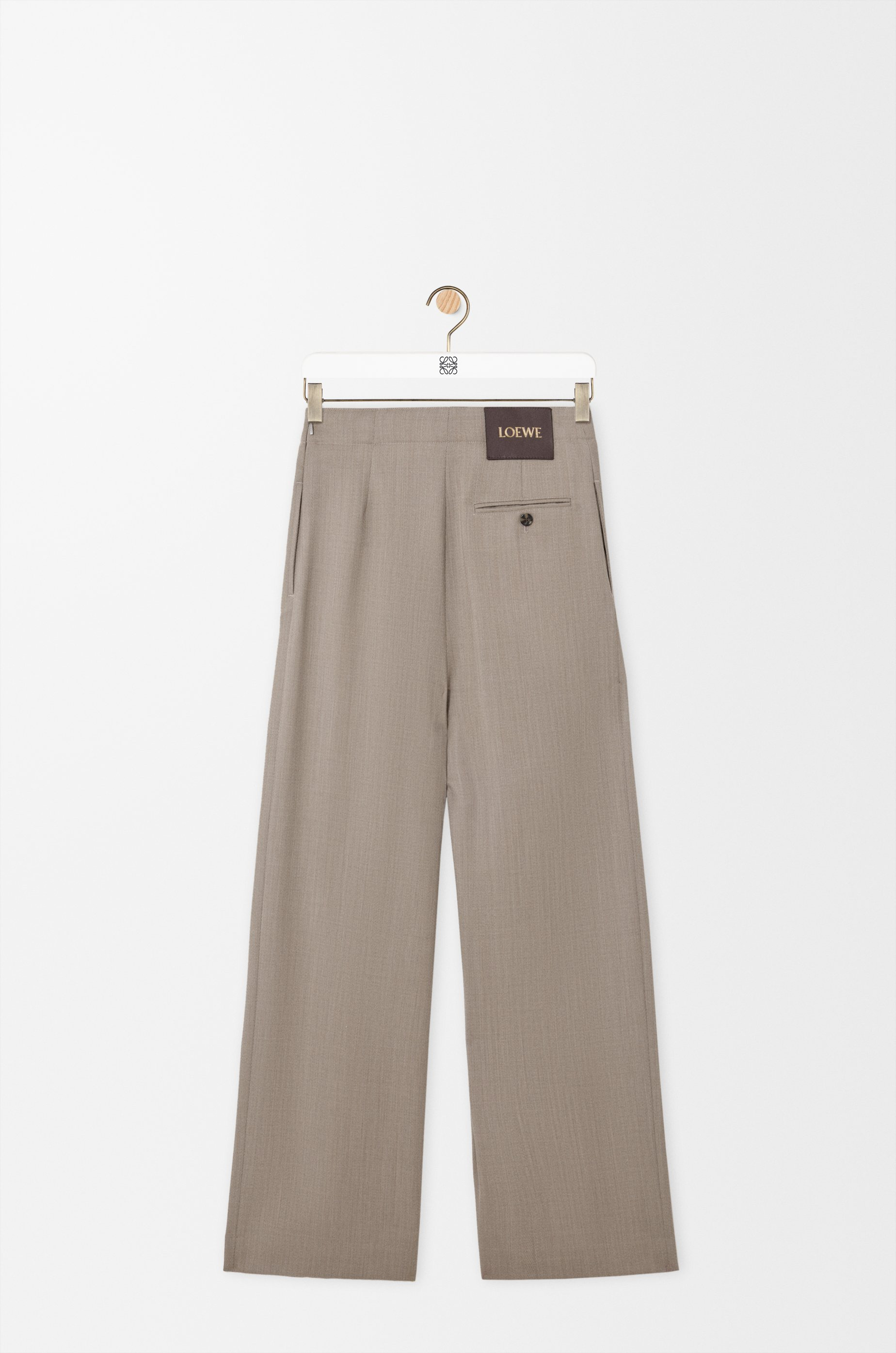 Belted trousers in wool - 2