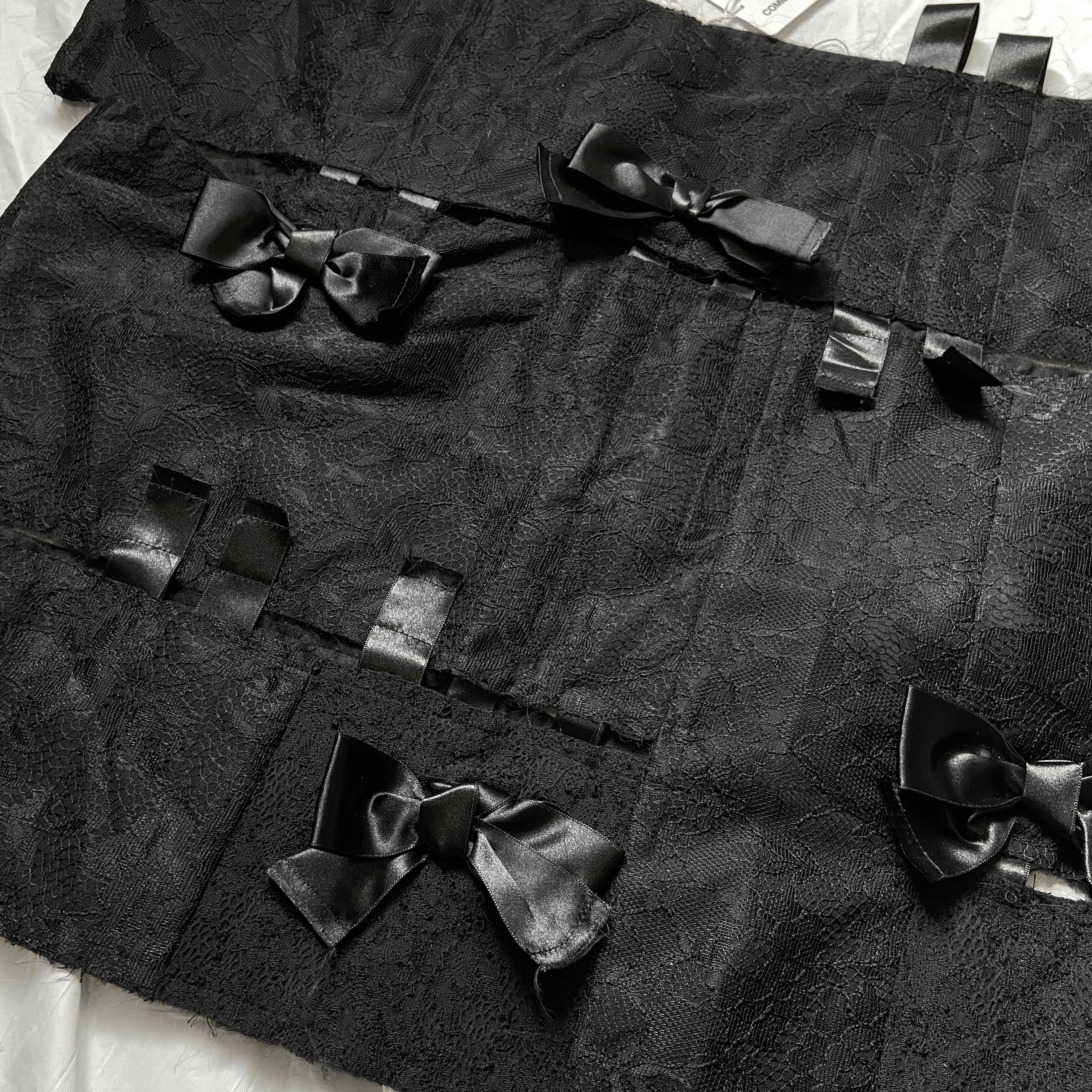 Comme des Garçons fw15 ribbons lace top Xs - 8