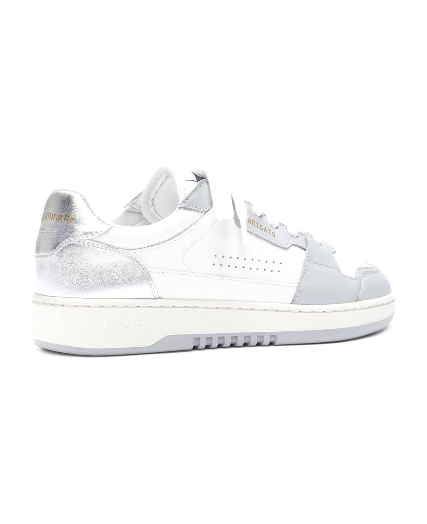 White And Grey Dice Lo Sneaker - 3