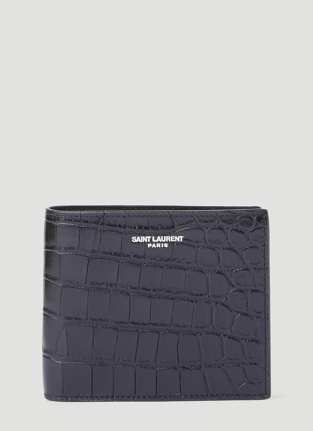 Croc-Embossed Bi-Fold Wallet - 1