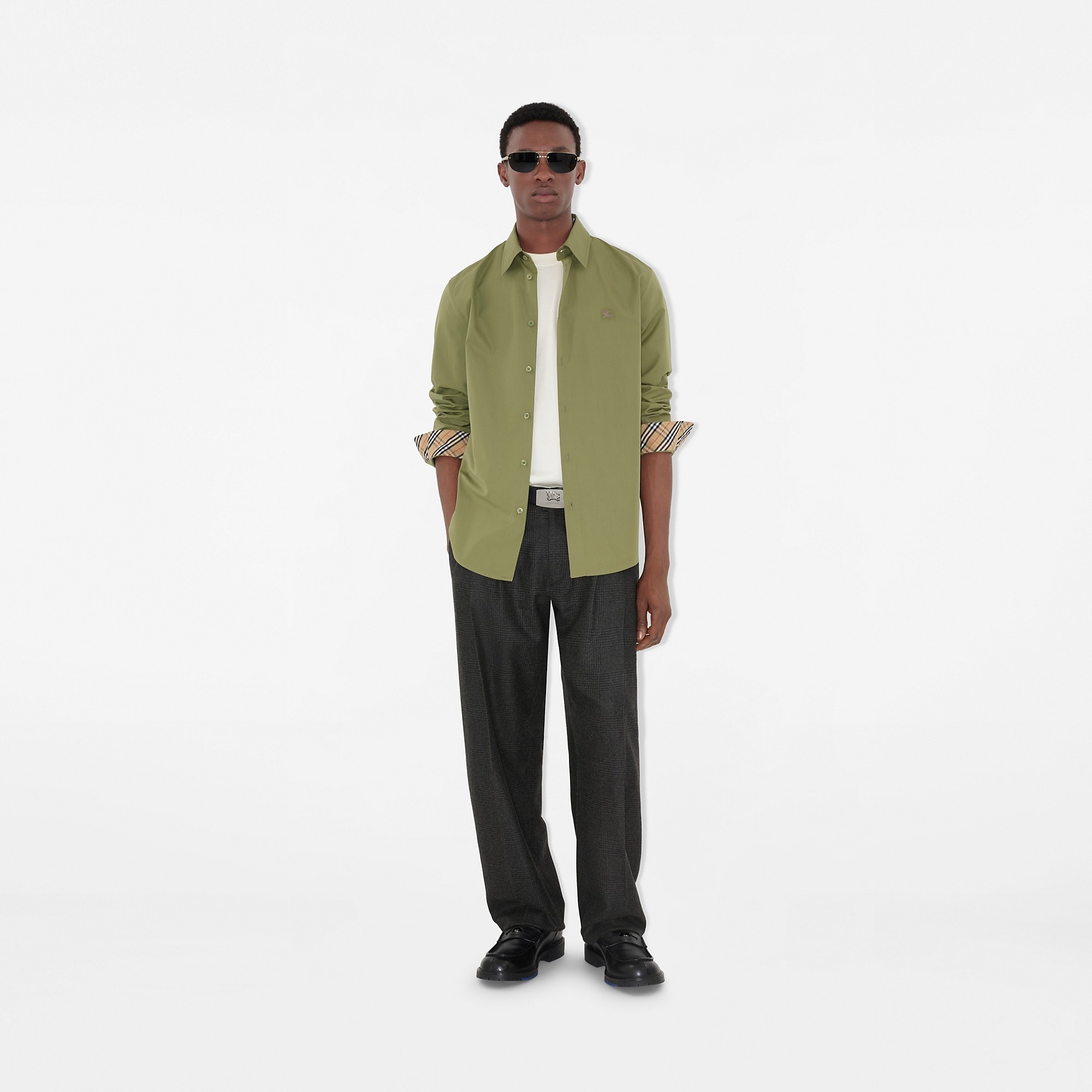 Slim Fit Cotton Shirt - 2