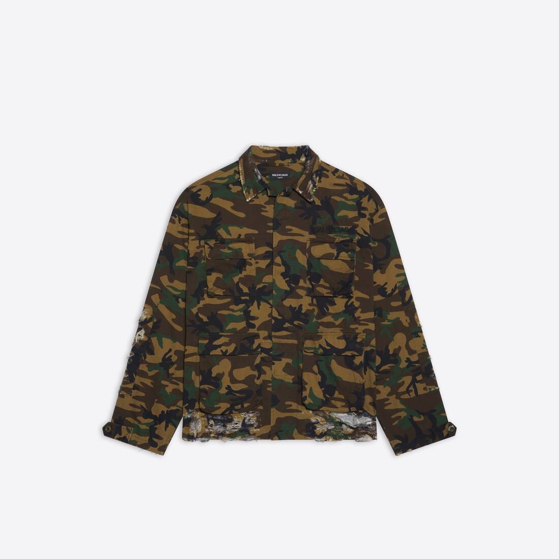 Men's Army Jacket  in Green - 1