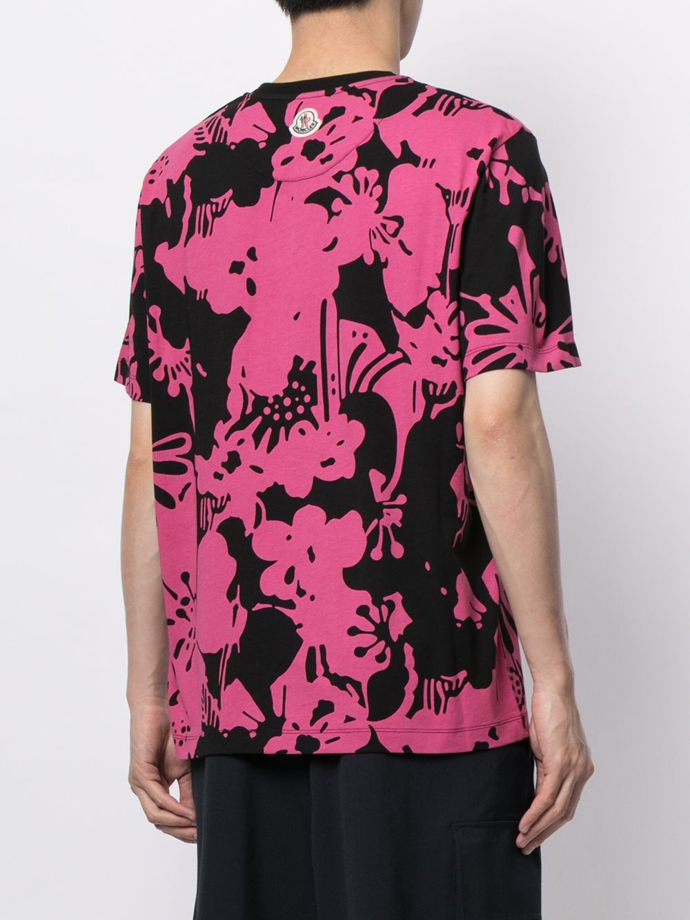 abstract-pattern short-sleeve T-shirt - 4