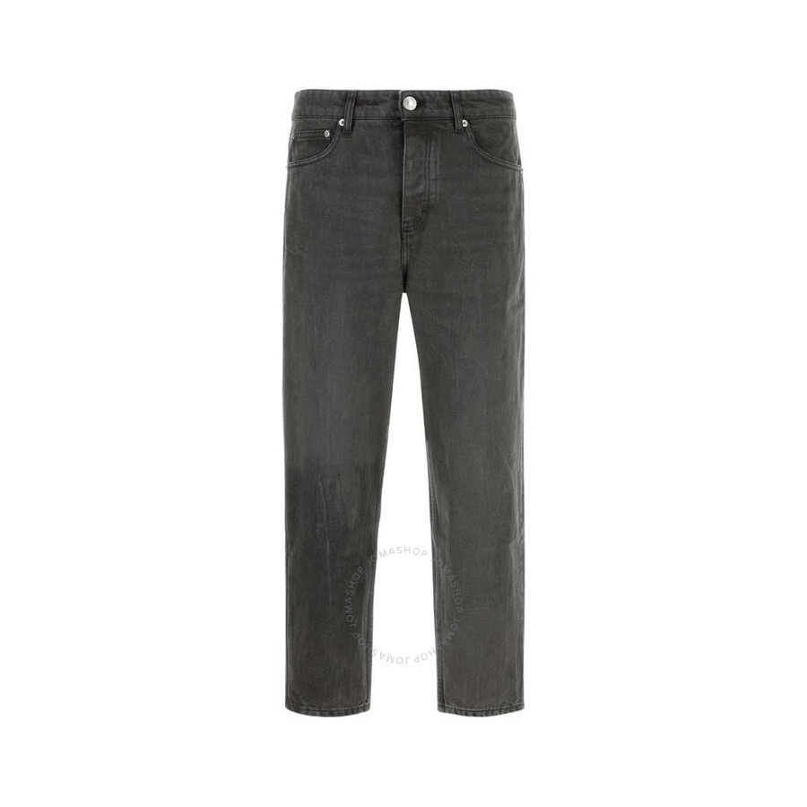 Ami Paris Men's Noir Tapered Fit Jeans - 1
